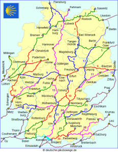 Deutschland-Uebersichtskarte